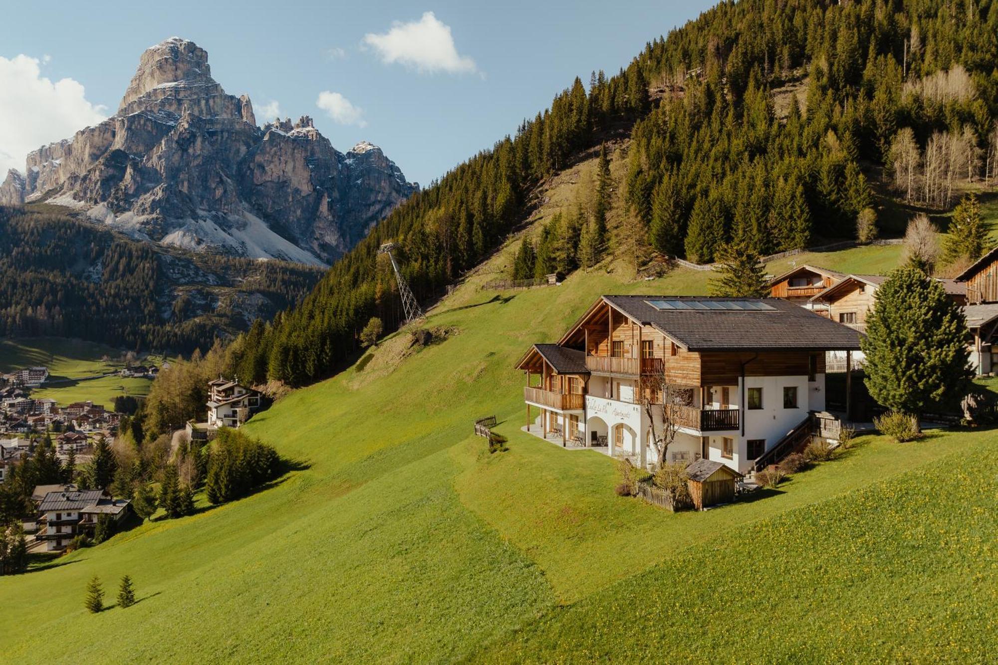 Refugium Laflu Apartments Corvara In Badia Luaran gambar